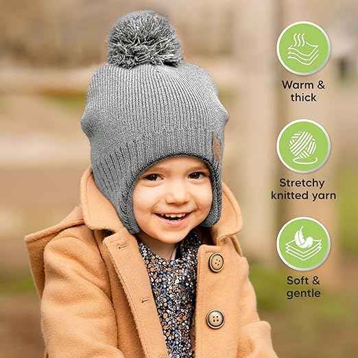 Baby Hat, Baby Hats for Baby Boys, Girls - Baby Winter Hat, Baby Hats, Newborn Hat, Baby Boy Hat, Baby Girl Hats, Toddler Boys Hat, Newborn Hats, Infant Hat (Navy)