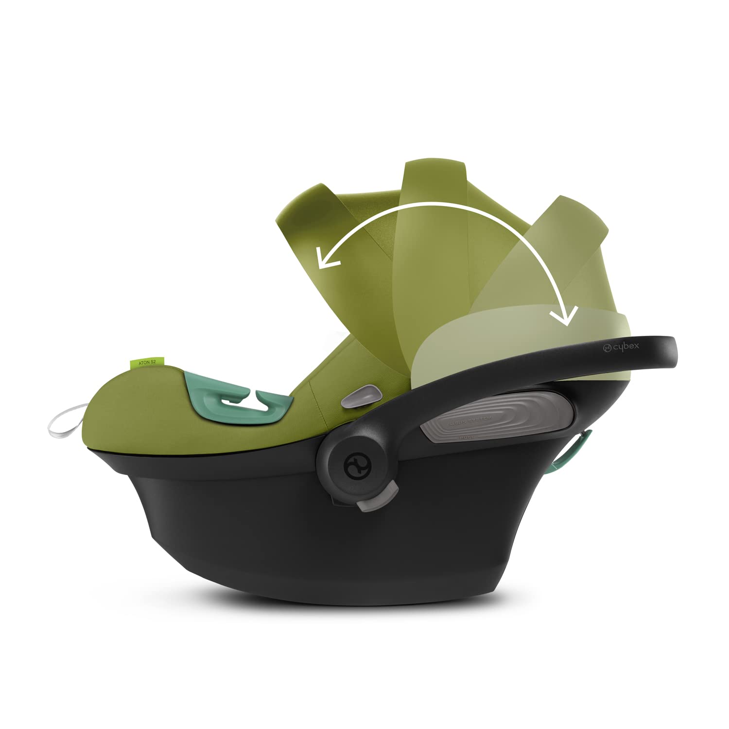 CYBEX Gold Babyschale Aton S2 i-Size, Ab Geburt bis ca. 24 Monate, Max. 13 kg, Inkl. Neugeboreneneinlage, SensorSafe kompatibel, Ocean Blue - Meloni2