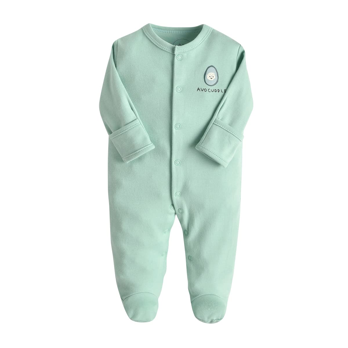 Minizone Baby Schlafstrampler 3er Pack, Pyjamas Langarm Strampler Jungen Mädchen Geschenk 9-12 Monate