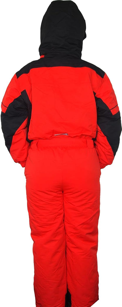 Moderei Auswahl an Schneeanzug | Schneeoverall Skianzug | Skioverall Snowboard Unisex | Jungen | Mädchen | Herren | Damen Schneeanzug (Blau, Rot, Orange, Grau 152-170) … (Rot, 158)