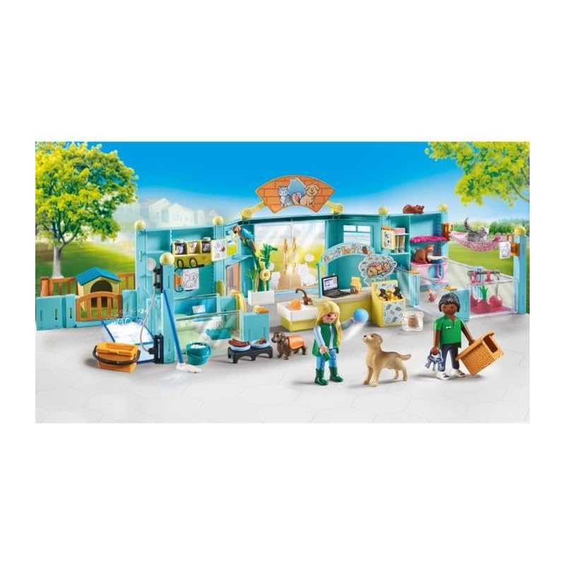 PLAYMOBIL Cat Café Cat Toy Child Animal Figure Set Toy for Children from 4 Years 71744