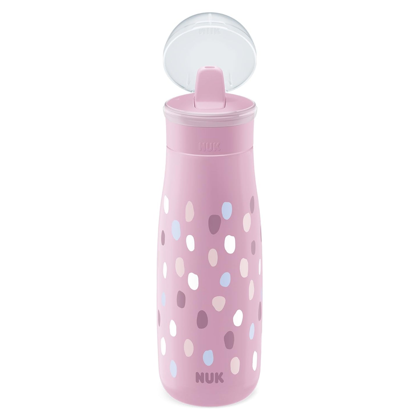 NUK Kiddy Cup Night Trinklernflasche | Schnabeltasse mit Leuchteffekt | 12+ Monate | Auslaufsicher mit harter Trinktülle | Clip und Schutzkappe | BPA-frei | 300 ml | Planeten (blau), 10255678 - Meloni2