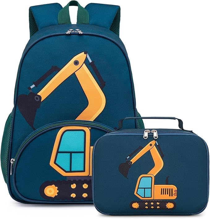 Kinderrucksack Jungen Kinder Rucksack Tagesrucksack Vorschulrucksack Kindergartentasche Schulrucksack für Schule Kita 38cm 3-8Y