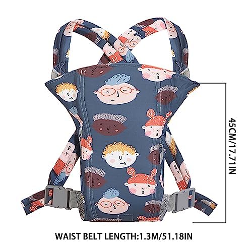 Babytrage,Babytrage Neugeborene ab Geburt,Tragetuch Baby Nugeboren,Atmungsaktive Baby Tragetuch,Babyrückentragen 0-15Kg,Neugeborene Verstellbare Babytrage