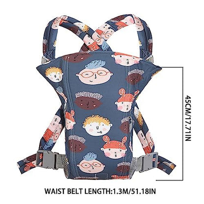 Babytrage,Babytrage Neugeborene ab Geburt,Tragetuch Baby Nugeboren,Atmungsaktive Baby Tragetuch,Babyrückentragen 0-15Kg,Neugeborene Verstellbare Babytrage