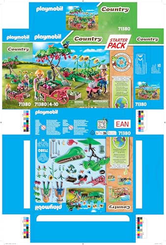 PLAYMOBIL Country 71441 Gemütliches Bauwagencafé, spielerisches Lernen mit liebevoll gestaltetem Bauwagen, detailreicher Austattung und einem Gänseteich, nachhaltiges Spielzeug für Kinder ab 4 Jahren