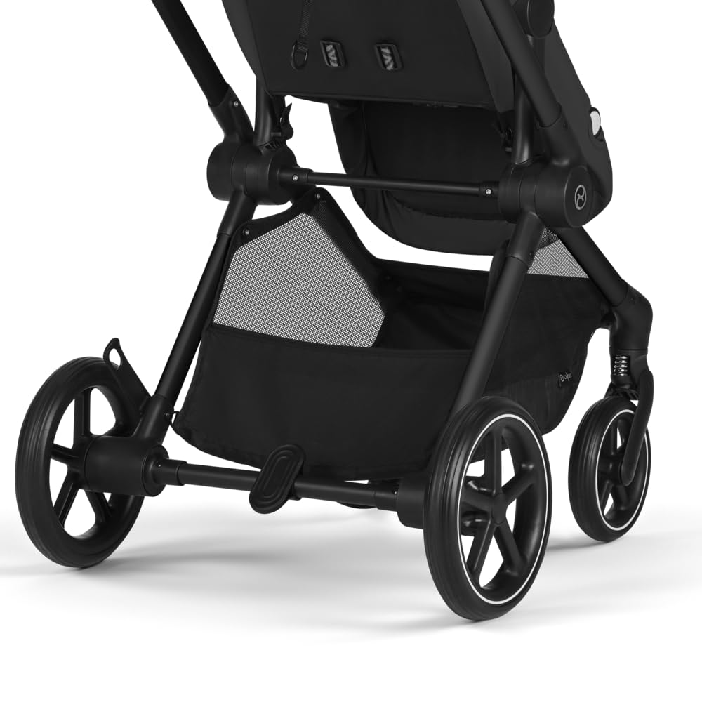 CYBEX Gold Kinderwagen EOS 2-in-1, Reisesystem, Ab Geburt bis 22 kg (ca. 4 Jahre), Lava Grey