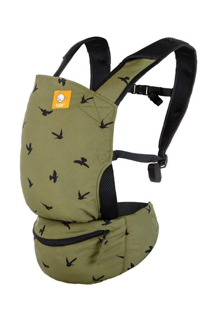 Tula Lite Babytrage und Babytrage-Tasche in Einem, Leicht Kompakt Ergonomisch, Bauchtrage Rückentrage Reise Babytrage, Discover