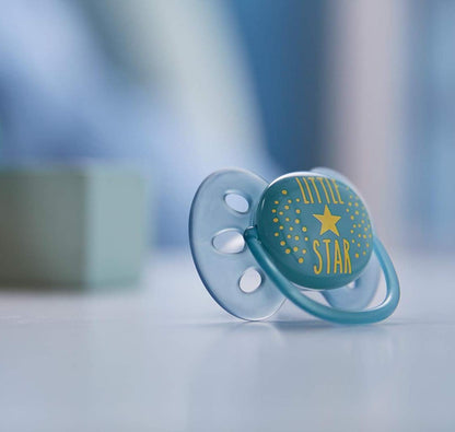 Philips Avent ultra soft Schnuller - 4er Pack, BPA-freier, extra weicher Schnuller für Babys von 0-6 Monaten, inklusive Transport- und Sterilisationsbox, (Modell SCF091/35) - Meloni2