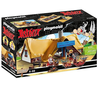 PLAYMOBIL Asterix 71542 Roman Camp, Exciting Conquest of the Camp by the Gauls, Includes Magic Potion for More Body Strength, Detailed Toy for Children from 5 Years