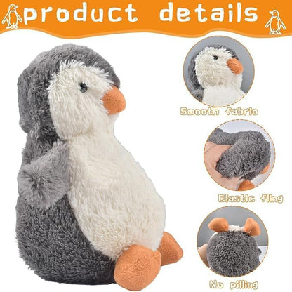 Auirshiky Cuddly Toy Penguin Plush Toy for Children, Penguin Soft Toy, Plush Toy, Cushion Penguin Toy, Penguin Plush Cushion for Birthday, Valentine's Day, Christmas 