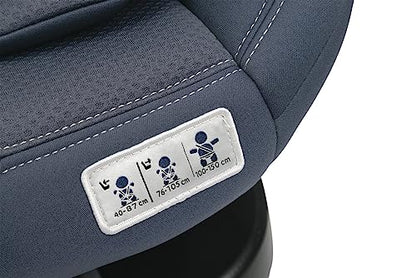 Chicco Unico Evo I-Size, Kindersitz 0-36 Kg, für Kinder von 40 bis 150 cm, homologiert ECE R129/03, Isofix 360° drehbar und neigbar, Gruppe 0+/1/2/3 von 0 bis 12 Jahren, Schwarz