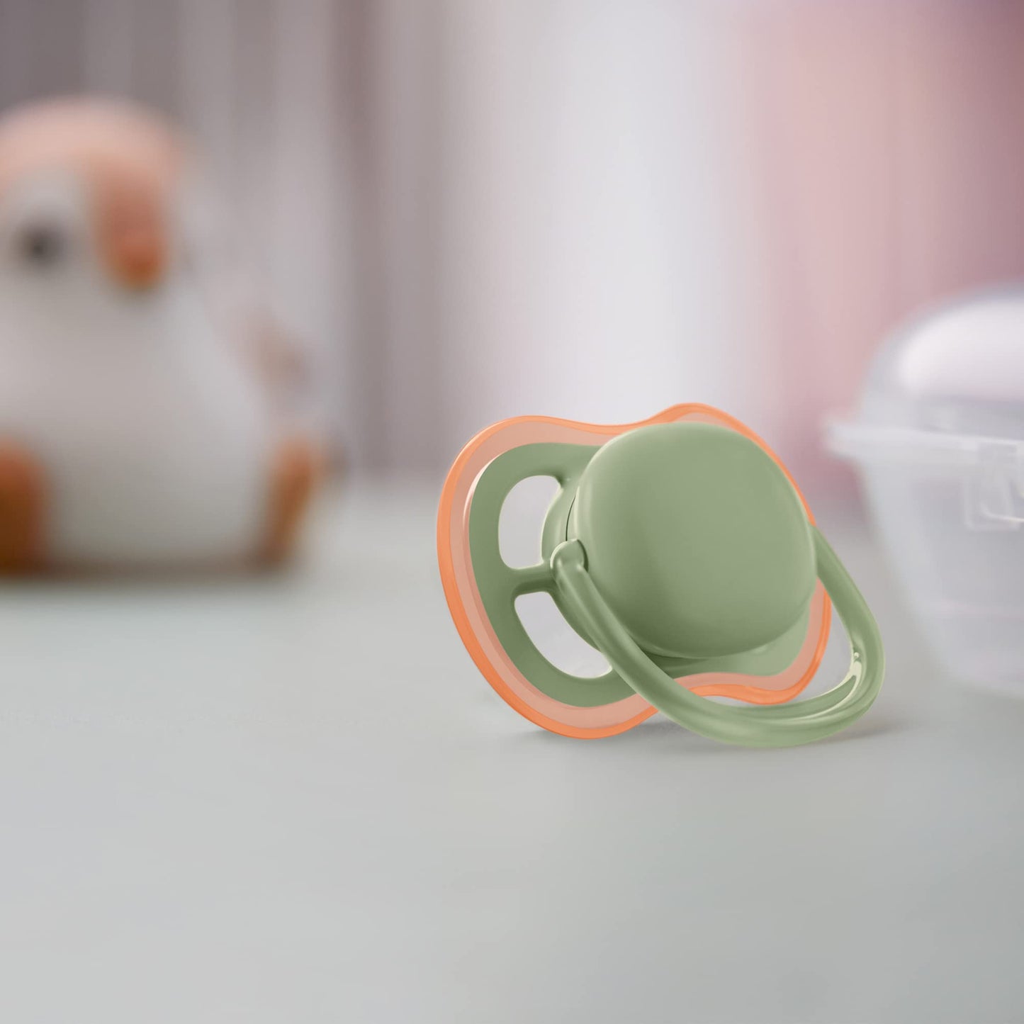 Philips Avent ultra air Schnuller - 4er Pack, BPA-freier, atmungsaktiver Schnuller für Babys von 6-18 Monaten, inklusive Transport- und Sterilisationsbox, Schildkröte/Wal (Modell SCF085/66) - Meloni2