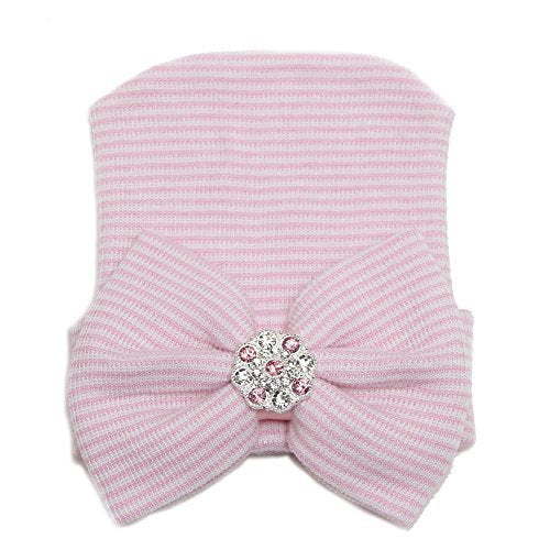 DRESHOW Neugeborenes Baby Mütze Hut und Handschuhe Set Beanie Bekleidung Unisex Infant Hut Kindergarten Mütze Baby Jungen Mädchen 0-6 Monate