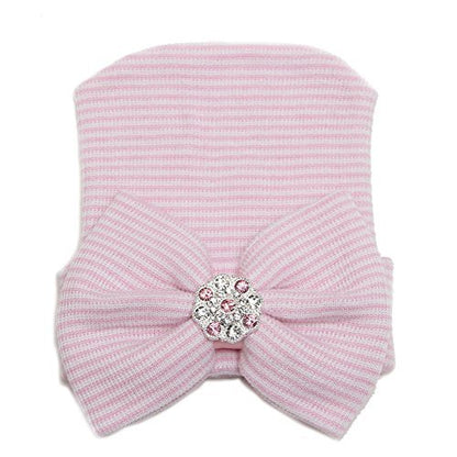 DRESHOW Neugeborenes Baby Mütze Hut und Handschuhe Set Beanie Bekleidung Unisex Infant Hut Kindergarten Mütze Baby Jungen Mädchen 0-6 Monate