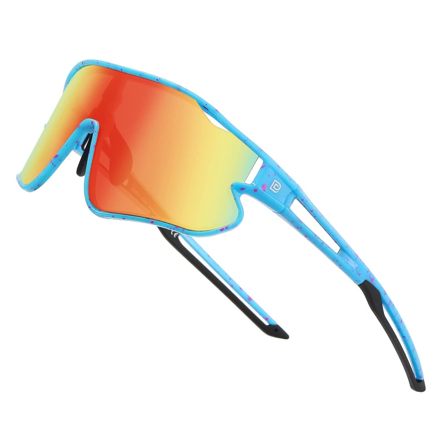 DUCO DK268 Children's Sunglasses Youth Baseball Sunglasses Lightweight TR90 Frame UV400 Sports Cycling Sunglasses for Boys Girls