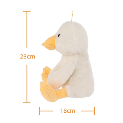 Apricot Lamb Cuddly Toy Velvet Duck 23 cm - Plush Toy Plush Toy for Children and Baby - Fluffy Stuffed Toy for Playing, Gift & Cuddling - Cosy Cuddly Toy - Duck