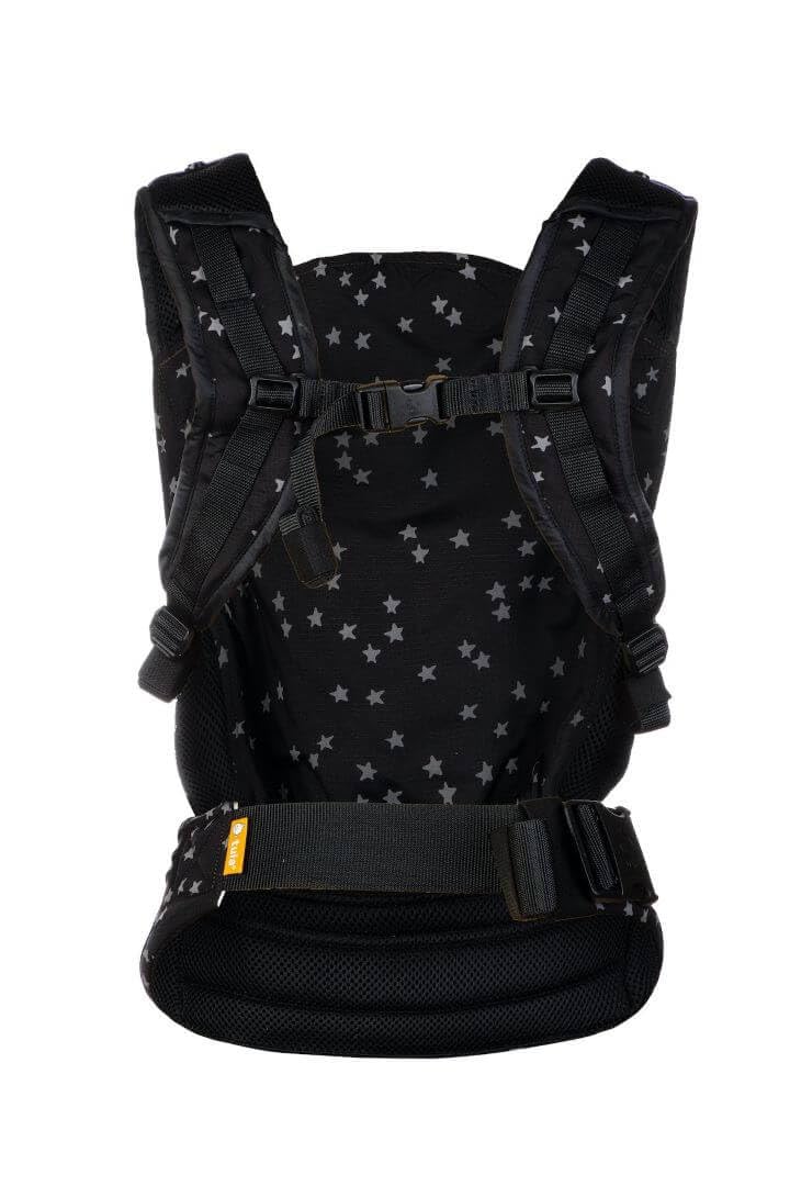 Tula Lite Babytrage und Babytrage-Tasche in Einem, Leicht Kompakt Ergonomisch, Bauchtrage Rückentrage Reise Babytrage, Discover