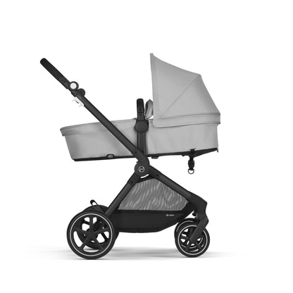 CYBEX Gold Kinderwagen EOS 2-in-1, Reisesystem, Ab Geburt bis 22 kg (ca. 4 Jahre), Lava Grey