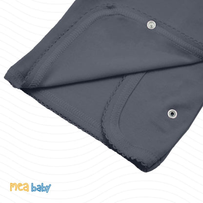 MEA BABY Unisex Baby Wickelshirt Wickeljacke Langarm, 100% Baumwolle im 5er Pack. Wickelshirt für Mädchen, Wickelshirt für Junge