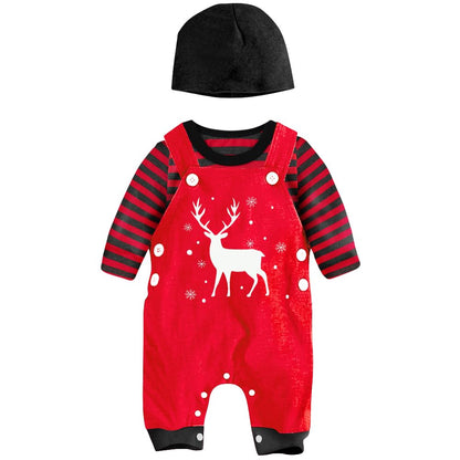 SFreeBo Baby Boys Clothing 3 Pieces Winter Baby Clothing Outfit Set Long Sleeve Cotton Striped Newborn Baby Clothing Boys 3-18 Months