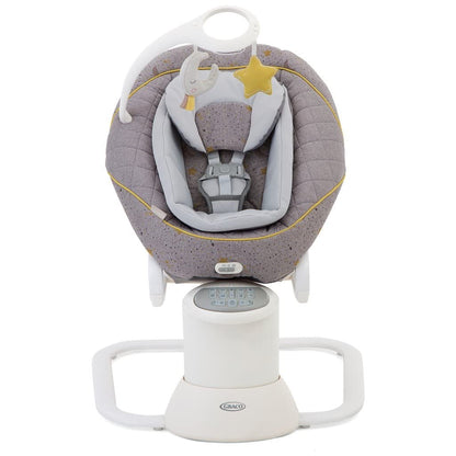 Graco All Ways™ Soother 2-in-1, elektirsche Babyschaukel und tragbare Wippe, ab Geburt bis ca. 9 Monate (9 kg), mit Vibration und einstellbarer Schwunggeschwindigkeit, Little Adventures