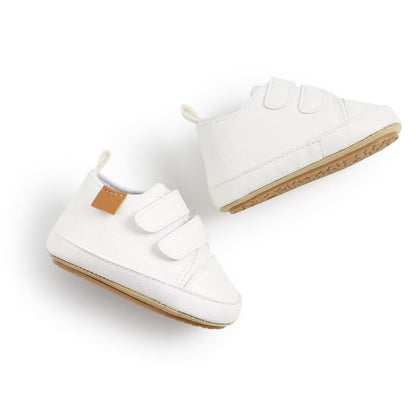 BABSMULY Baby Shoes for Boys Girls Non-Slip Rubber Sole High Top PU Leather Sneakers Toddler Crib Shoes Newborn Loafers Flats. 