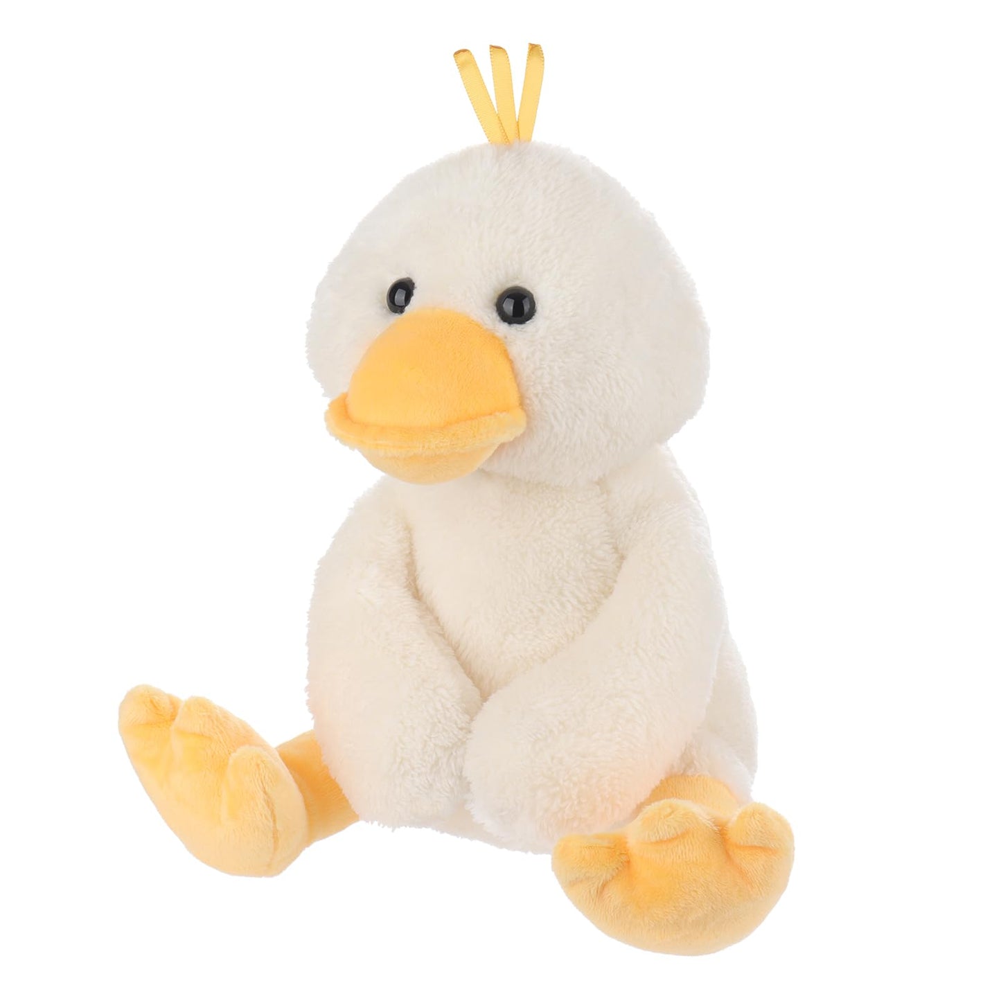 Apricot Lamb Cuddly Toy Velvet Duck 23 cm - Plush Toy Plush Toy for Children and Baby - Fluffy Stuffed Toy for Playing, Gift & Cuddling - Cosy Cuddly Toy - Duck