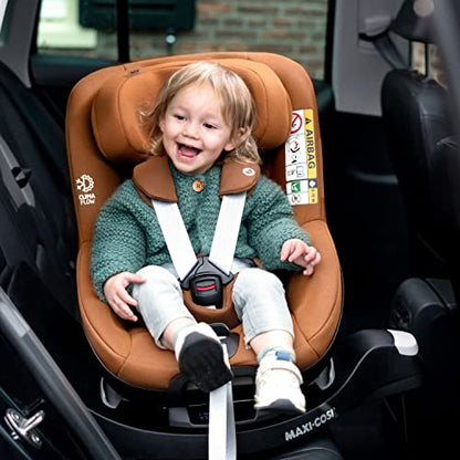 Maxi-Cosi Pebble 360 i-Size Babyschale Drehbar, Neugeborenen Autositz 360 Grad, 0–15 Monate (40–83 cm), Drehung mit einer, ClimaFlow, Easy-In-Gurt, G-CELL Seitenaufprallschutz, Essential Green