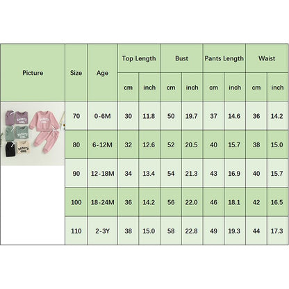 Baby Unisex Weihnachten 2-teilige Hosen Set Jungen Mädchen Weihnachten Outfit Langarm Lebkuchen Papas Mädchen Briefdruck Sweatshirt + Jogginghose Weihnachten Outfit Set Weihnachten Streetwear