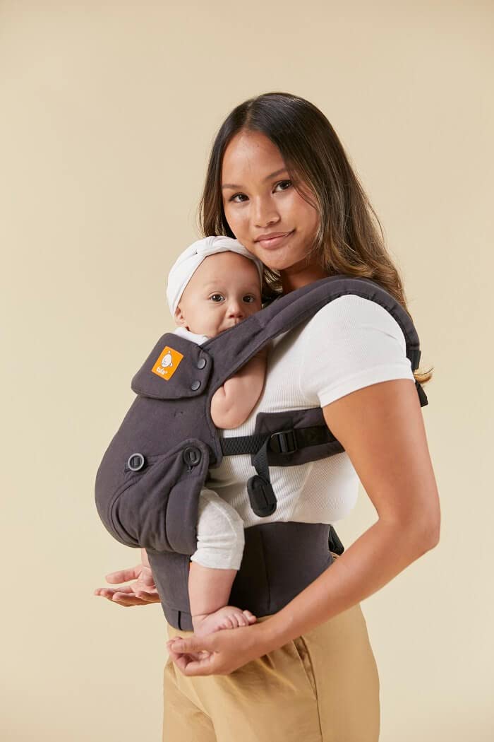 Tula Explore Babytrage für Neugeborene ab Geburt, 3-in-1 Baby-Tragetasche Bauchtrage Rückentrage Ergonomisch (3,2-20,4 kg), Play