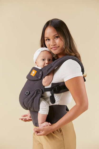 Tula Explore Babytrage für Neugeborene ab Geburt, 3-in-1 Baby-Tragetasche Bauchtrage Rückentrage Ergonomisch (3,2-20,4 kg), Play