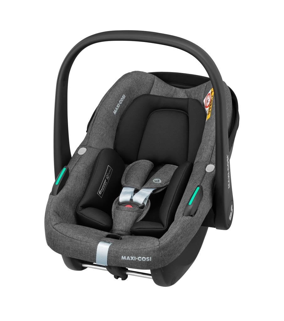 Maxi-Cosi Zelia S Trio 3-in-1 Complete Set, 0–4 Years, up to 22 kg, Foldable, Compact, Adjustable Baby Pram, with CabrioFix S i-Size Baby Seat, Accessories, Changing Bag, Grey - Meloni2