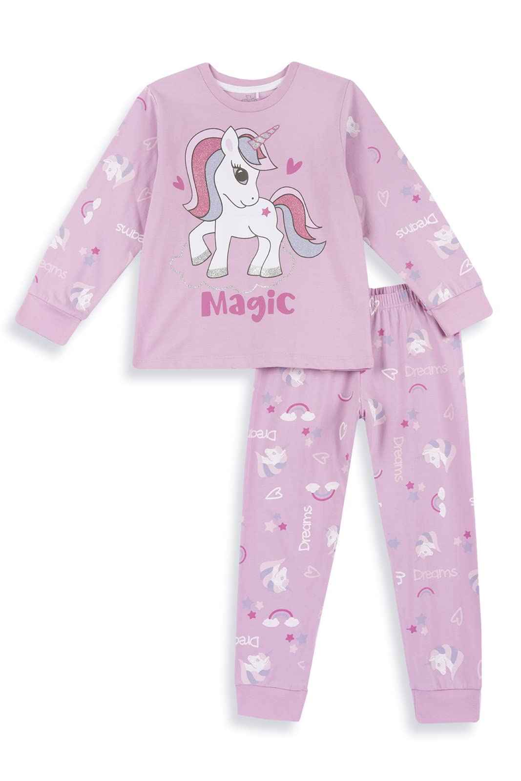 Chicco Einhorn Pyjama Langarm aus Baumwolle, Mädchen