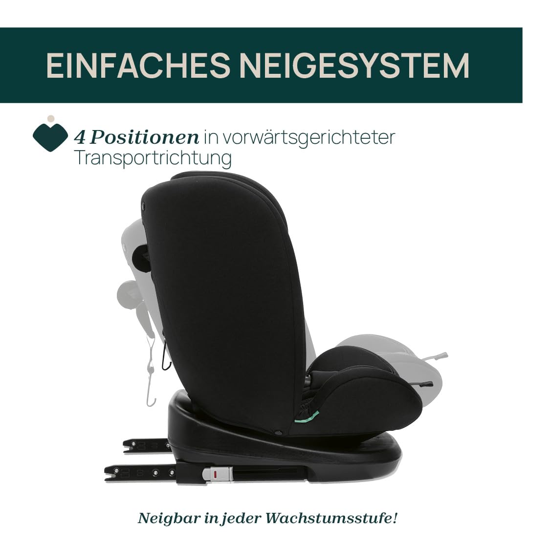 Chicco Unico Evo I-Size, Kindersitz 0-36 Kg, für Kinder von 40 bis 150 cm, homologiert ECE R129/03, Isofix 360° drehbar und neigbar, Gruppe 0+/1/2/3 von 0 bis 12 Jahren, Schwarz - Meloni2