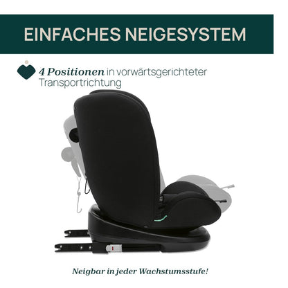 Chicco Unico Evo I-Size, Kindersitz 0-36 Kg, für Kinder von 40 bis 150 cm, homologiert ECE R129/03, Isofix 360° drehbar und neigbar, Gruppe 0+/1/2/3 von 0 bis 12 Jahren, Schwarz - Meloni2