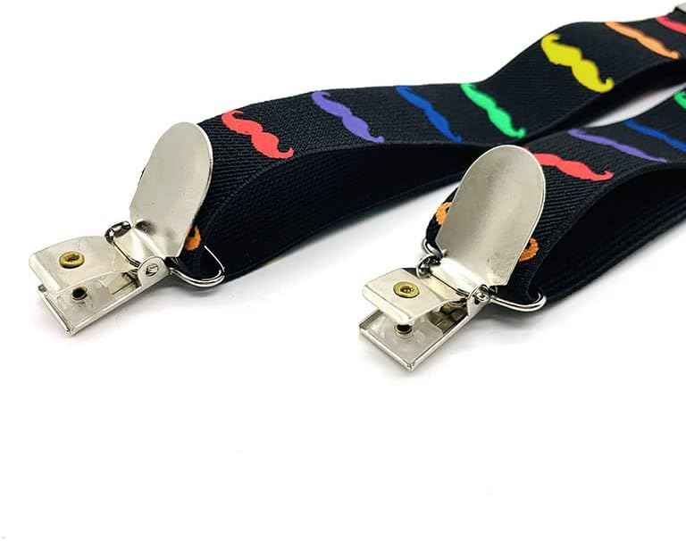 Pack of 2 Children's Braces 4 Clips Y-Shape – 2.5 cm Wide