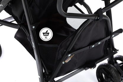 Fillikid Glider Exclusive, Pushchair Pushchair, Lightweight, Modern, Small, Folding Buggy, Pushchair with Footrest and Front Bar 