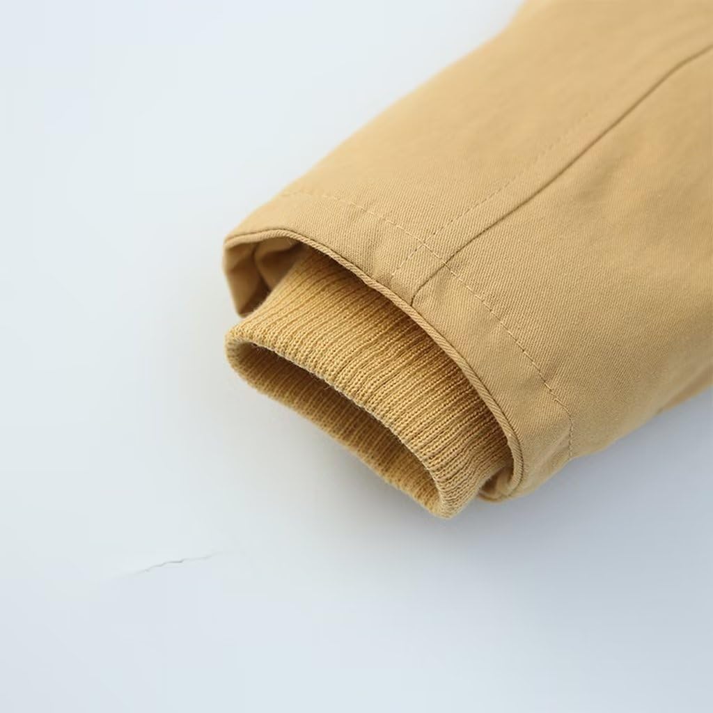 linboo Children's Winter Jacket Boys Girls Warm Lined Blouson Hoodie Thick Coat Parka Baby Winter Coats