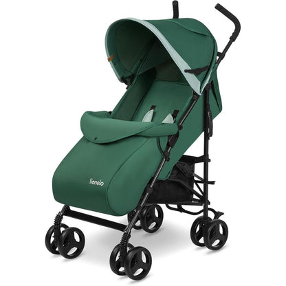 LIONELO Elia Buggy Small Foldable Pushchair up to 15 kg, Back and Footrest Adjustment, Rear Wheel Brake, Mosquito Net, Shopping Basket - Meloni2