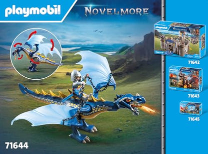 PLAYMOBIL Novelmore 71642 Arwynns Castle, Knight's Castle, Includes Three Knights and Numerous Accessories for Realistic Battles, Action-packed Toy for Children from 4 Years