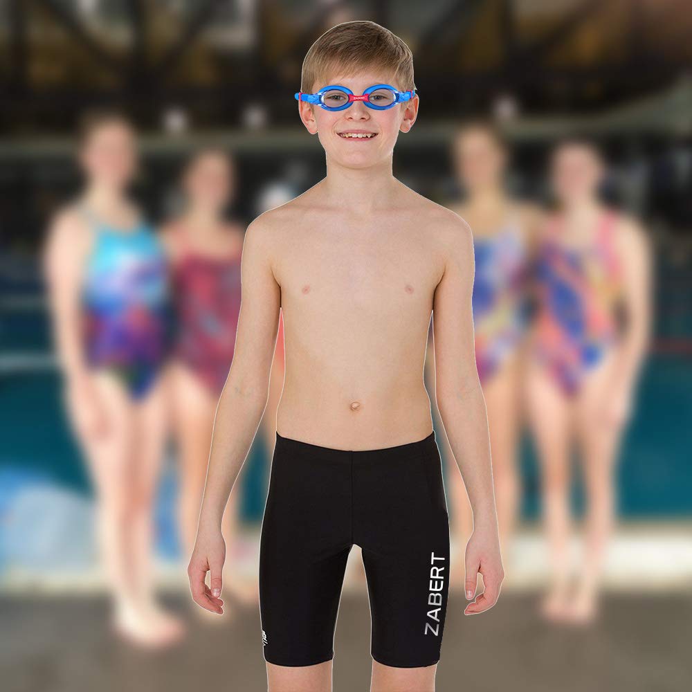 ZABERT K20 2er Pack Schwimmbrille für Kinder, Antibeschlag UV-Schutz, für Kinder Alter 3-10 Jahre