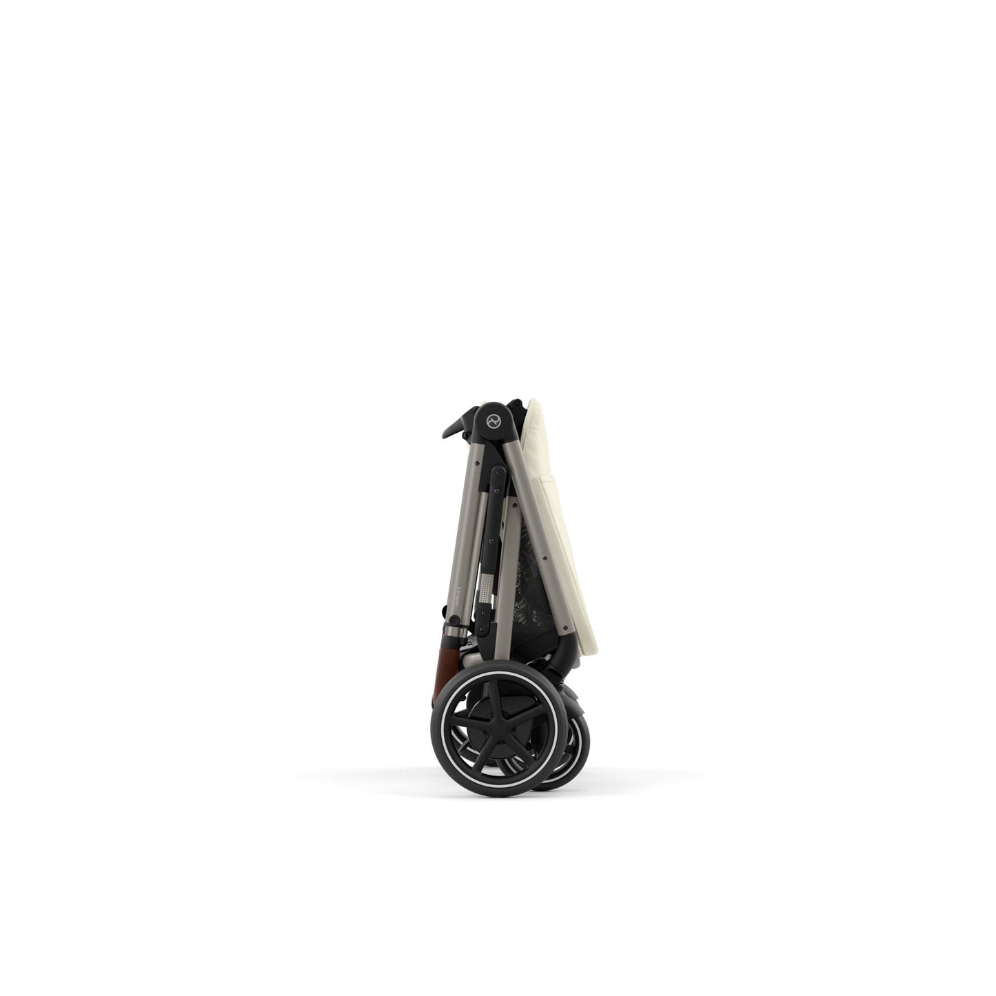 CYBEX Gold Kinderwagen e-GAZELLE S, Ab Geburt bis ca. 4 Jahre, Max. 22 kg (Single-Modus) / 2x 22 kg (Duo-Modus), All-in-1-System mit E-Antrieb und 20+ Konfigurationen, Stone Grey
