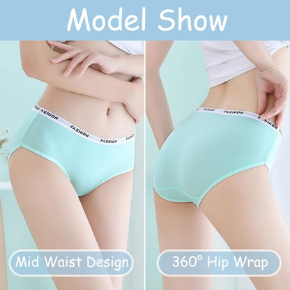 Sunvivid Teenager Mädchen Unterhosen Unterwäsche Atmungsaktive Bequeme Slips Taillenslips Schnelltrocknend Panties Höschen Größe Kinder 8-18 Jahren - 8er Pack
