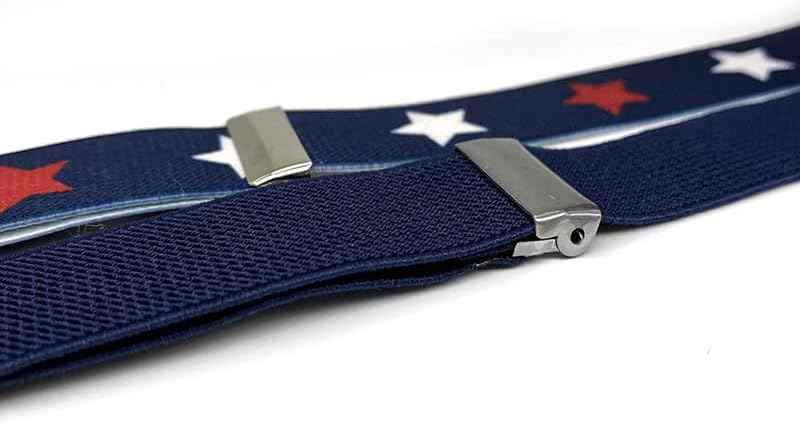 Pack of 2 Children's Braces 4 Clips Y-Shape – 2.5 cm Wide