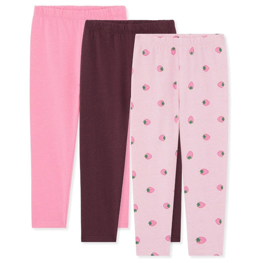 Bramble & Bear (3er-Pack) weiche Leggings für Babys und Kleinkinder – sanfte Unisex Leggings für 0-3 Jahre