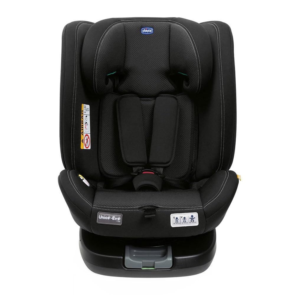 Chicco Unico Evo I-Size, Kindersitz 0-36 Kg, für Kinder von 40 bis 150 cm, homologiert ECE R129/03, Isofix 360° drehbar und neigbar, Gruppe 0+/1/2/3 von 0 bis 12 Jahren, Schwarz - Meloni2