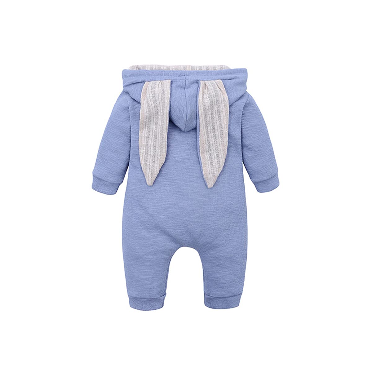 Kleinkind Baby Jungen Mädchen Baumwolle Strampler Langarm Mit Kapuze Reißverschluss Overall Body Baby Herbst Kleidung Pyjamas Outfit