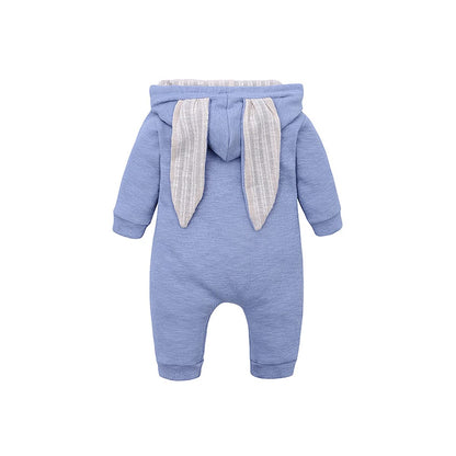 Kleinkind Baby Jungen Mädchen Baumwolle Strampler Langarm Mit Kapuze Reißverschluss Overall Body Baby Herbst Kleidung Pyjamas Outfit