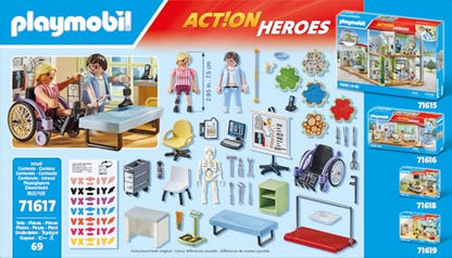 PLAYMOBIL | Action Heroes | Kinderarzt mit Teddybär | nachhaltiges Spielzeug für Kinder ab 4 Jahren | 71619